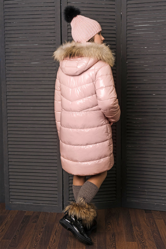 Пальто для девочки GnK ЗС-822 фото